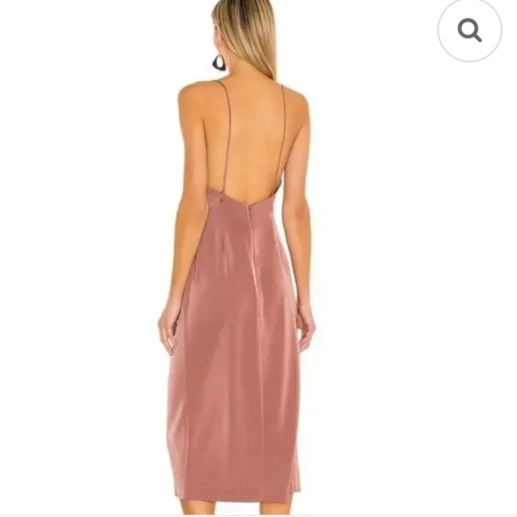 REVOLVE NBD SHEATH NUDE DRESS CHAIN STRAPS OPEN SIDE DRESS NWT SZ XS - Picture 12 of 13